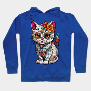 Sugar Skull Kitten Hoodie